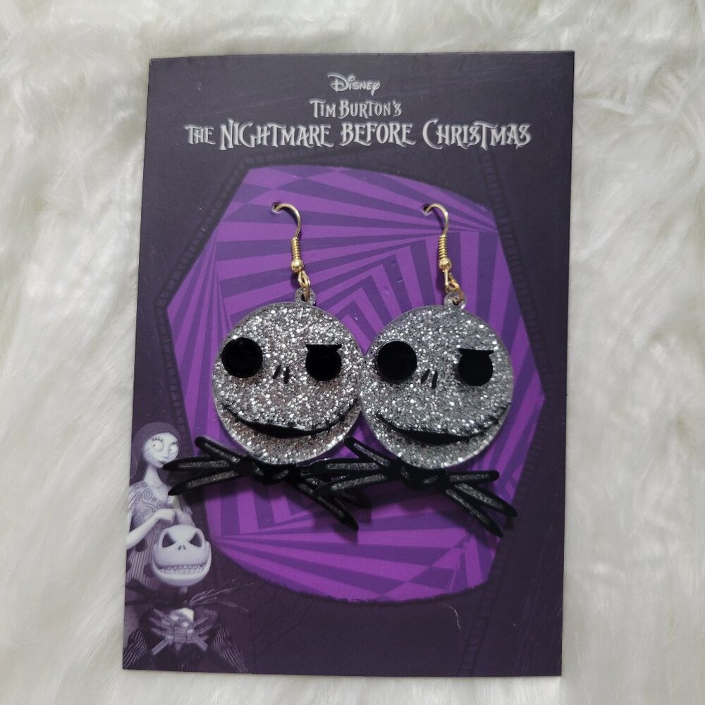 Nightmare Before Christmas Jack Skellington Earrings